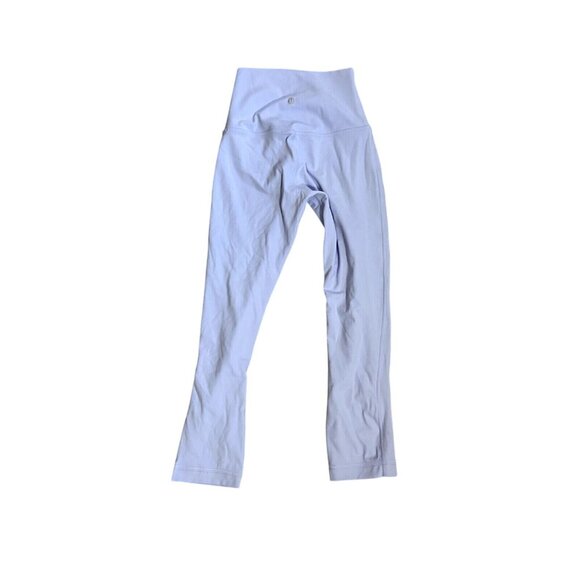 Lululemon High-Waist Light Purple Yoga Pants Size 2 Full Length Stretchy Nylon/E - Picture 2 of 8